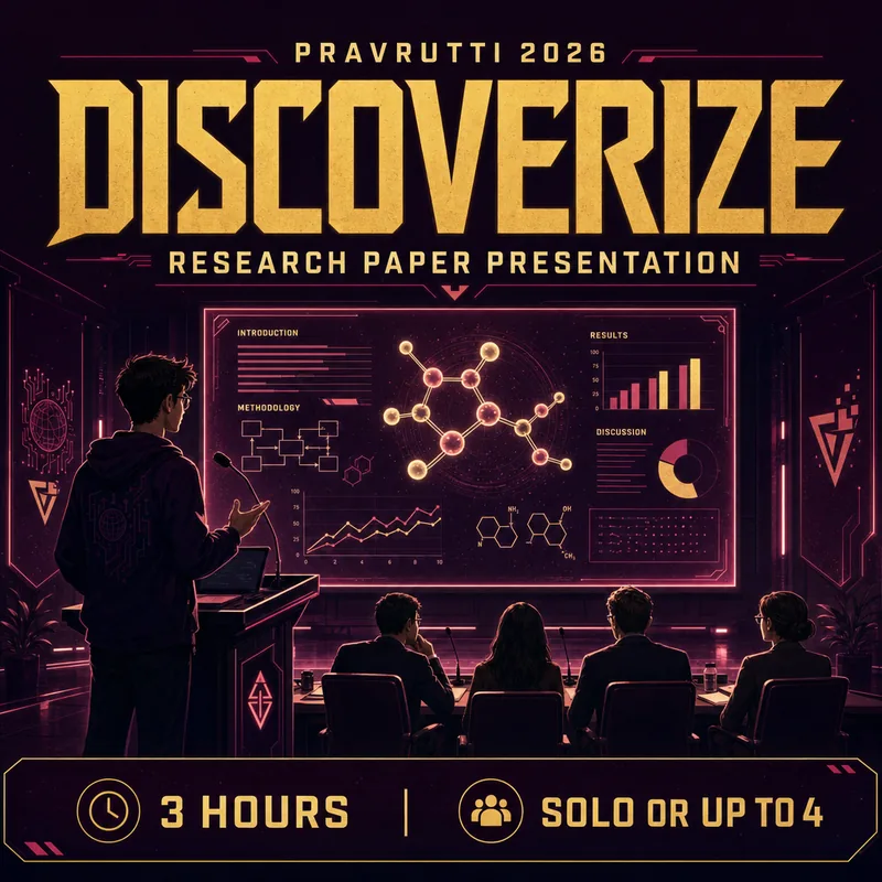 Poster for Discoverize (Research Paper Presentation)